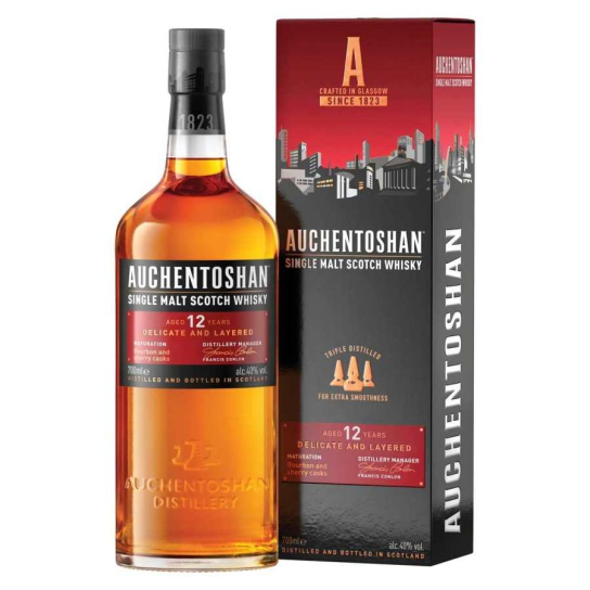 Auchentoshan 12 YO - малцово шотландско уиски 700ml - Шотландско уиски малцово - DrinkLink