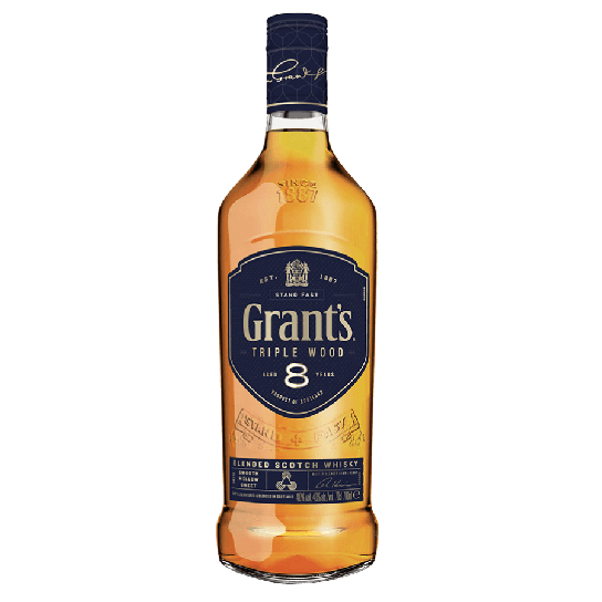 Grant’s 8 YO Triple Wood - бленд шотландско уиски 700ml - Шотландско уиски бленд - DrinkLink
