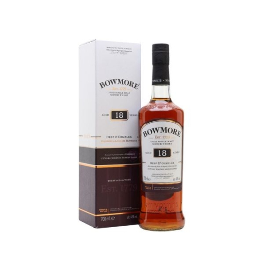 Bowmore 18 YO Deep & Complex - малцово шотландско уиски 700ml - Шотландско уиски малцово - DrinkLink Bowmore 18 YO Deep & Complex - малцово шотландско уиски 700ml - Шотландско уиски малцово - DrinkLink