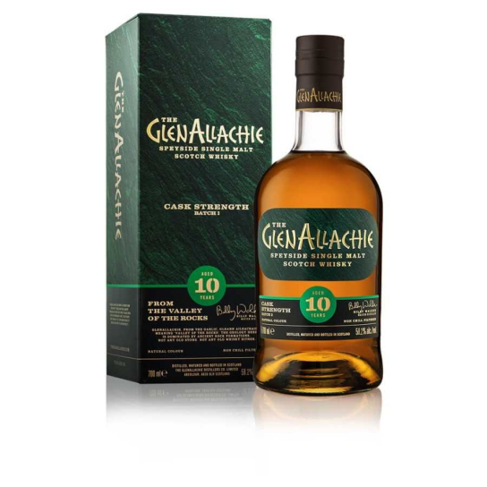 GlenAllachie 10 YO Cask Strength - малцово шотландско уиски 700ml - Шотландско уиски малцово - DrinkLink