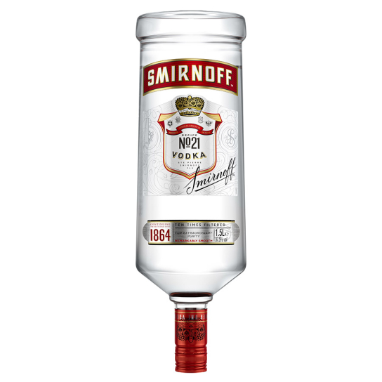 Smirnoff Red No. 21 - водка 1.5L - Американска водка - DrinkLink
