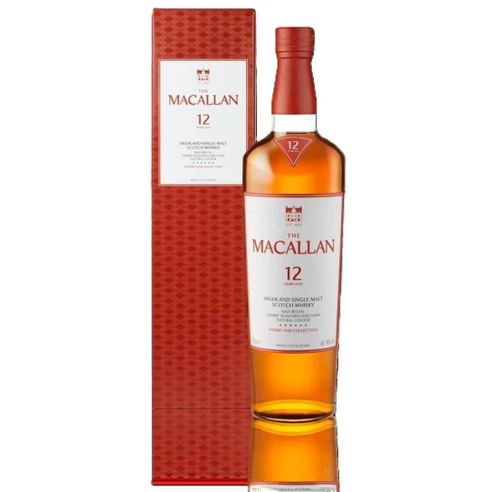The Macallan 12 Y.O. Sherry Oak - Шотландско уиски малцово - DrinkLink