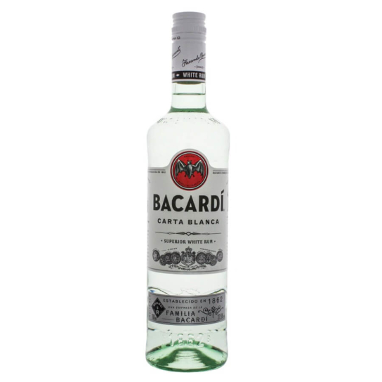 Bacardi White (Carta Blanca) - ром 700ml - Бял - DrinkLink