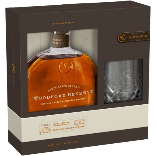 Woodford Reserve с чаша - бърбън 700ml - Американско уиски бърбън - DrinkLink