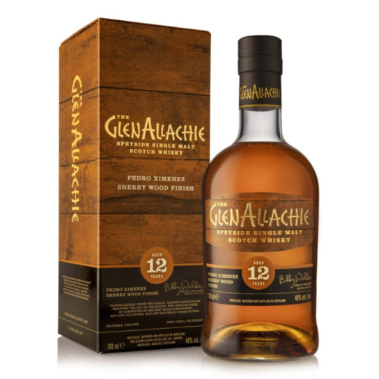 GlenAllachie 12 YO Pedro Ximenez Sherry Finish - малцово шотландско уиски 700ml - Шотландско уиски малцово - DrinkLink