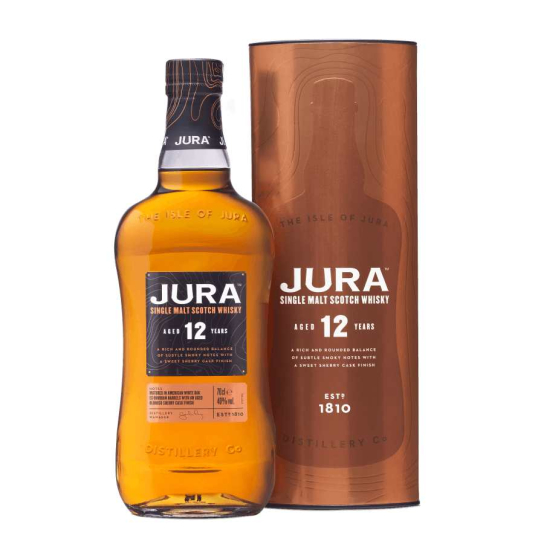 Jura 12 YO - малцово шотландско уиски 700ml - Шотландско уиски малцово - DrinkLink