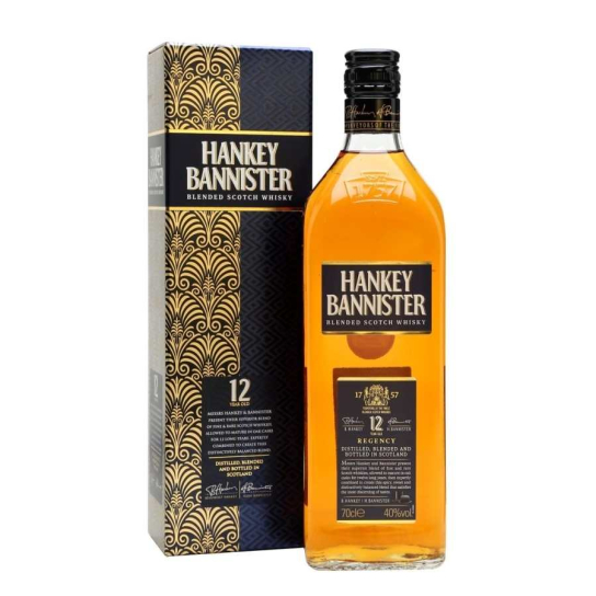 Hankey Bannister 12 YO - бленд шотландско уиски 700ml - Шотландско уиски бленд - DrinkLink