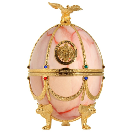 Imperial Collection Faberge Pink Marble - водка 700ml - Руска водка - DrinkLink