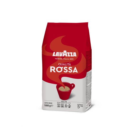 Lavazza Qualita Rossa кафе на зърна Арабика 70%/Робуста 30% - Кафе - DrinkLink