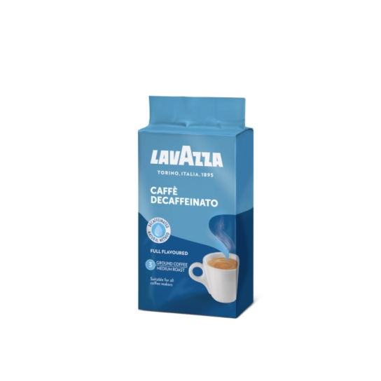 Lavazza Decaffeinato кафе мляно Арабика и Робуста - Кафе - DrinkLink