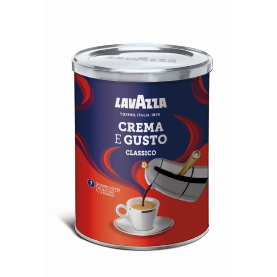 Lavazza Crema e Gusto - мляно кафе кутия 250g - Кафе - DrinkLink
