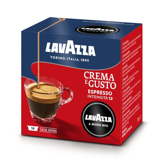 Lavazza A Modo Mio Crema e Gusto - кафе капсули 16 бр. - Кафе - DrinkLink