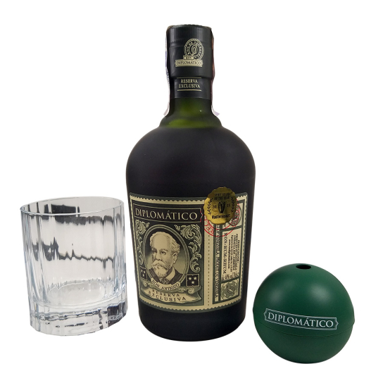 Diplomatico Reserva Exclusiva + чаша и ледарка - Ром - DrinkLink