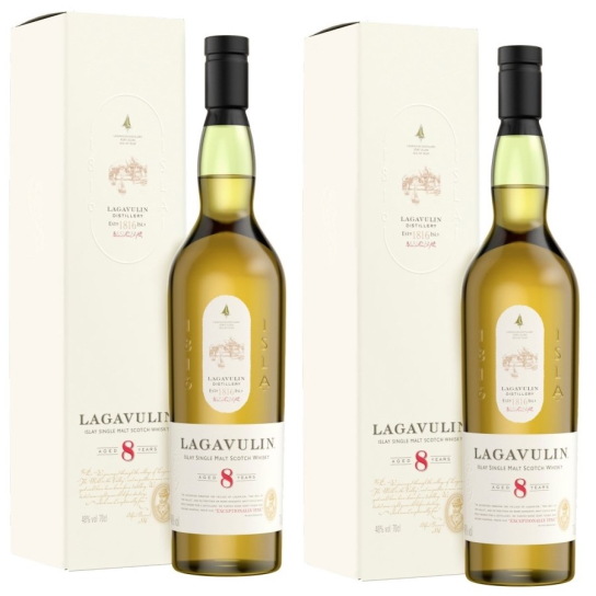 Специална оферта Lagavulin 8 YO  х 2 бр. - Шотландско уиски малцово - DrinkLink