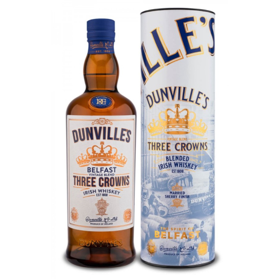 Dunville's Three Crowns - Ирландско уиски смесено - DrinkLink