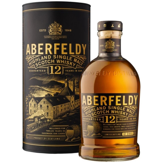 Aberfeldy 12 YO - малцово шотландско уиски 700ml - Шотландско уиски малцово - DrinkLink