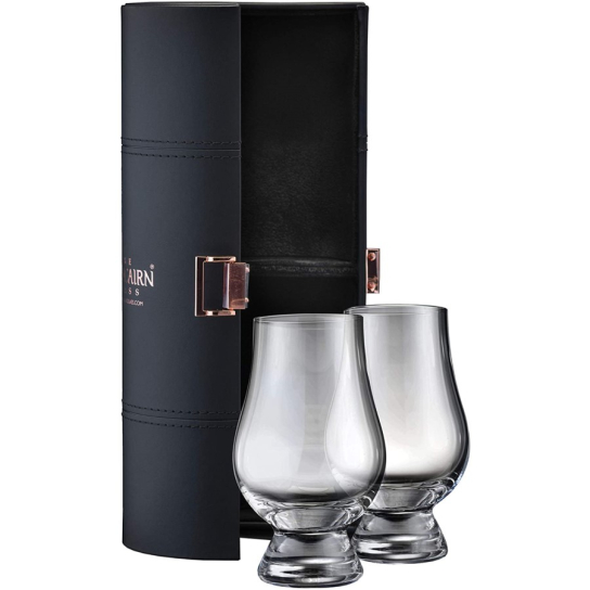 Кожена кутия Glencairn с 2 чаши -  - DrinkLink