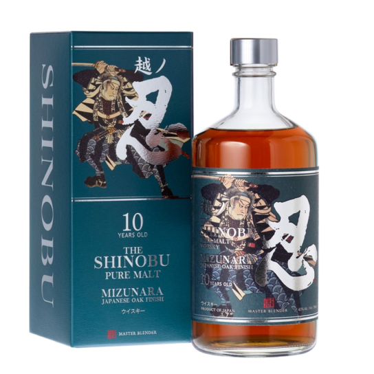Shinobu Pure Malt 10 YO - малцово японско уиски 700ml - Японско уиски - DrinkLink