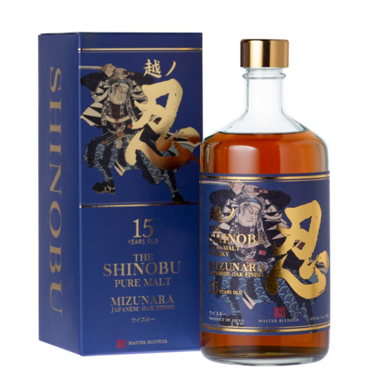 Shinobu Pure Malt 15 YO - малцово японско уиски 700ml - Японско уиски - DrinkLink