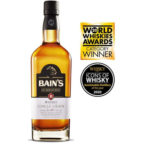 Bain's Cape Mountain - зърнено южноафриканско уиски 700ml - Друго уиски - DrinkLink