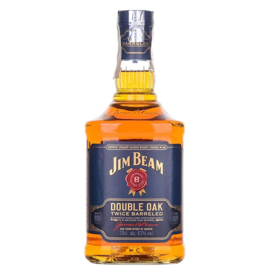 Jim Beam Double Oak - бърбън 700ml - Американско уиски бърбън - DrinkLink