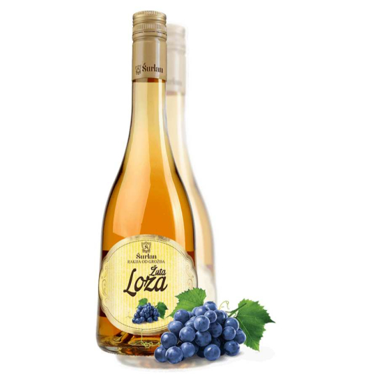 Surlan Жълта Лоза - ракия 700ml - Ракия - DrinkLink