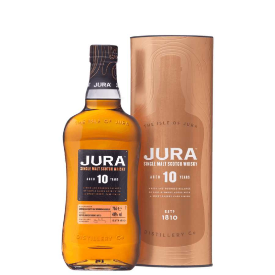 Jura 10 YO - малцово шотландско уиски 700ml - Шотландско уиски малцово - DrinkLink