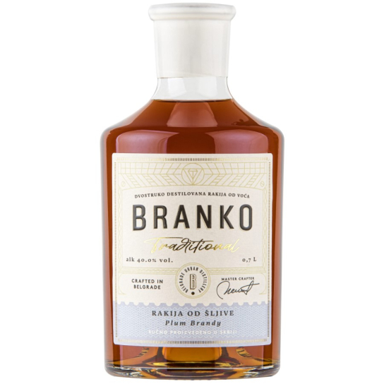 Branko Традиционна Сливова - ракия 700ml - Ракия - DrinkLink