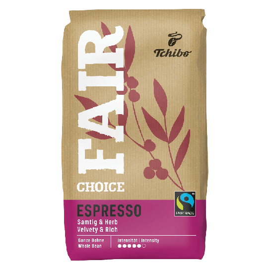 Tchibo Fair Choice Espresso - кафе на зърна 1kg - Кафе - DrinkLink