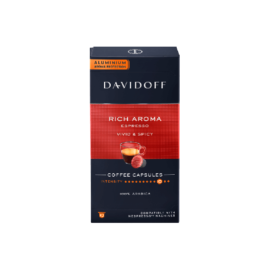 Davidoff Nespresso Rich Aroma - кафе капсули 10бр. - Кафе - DrinkLink
