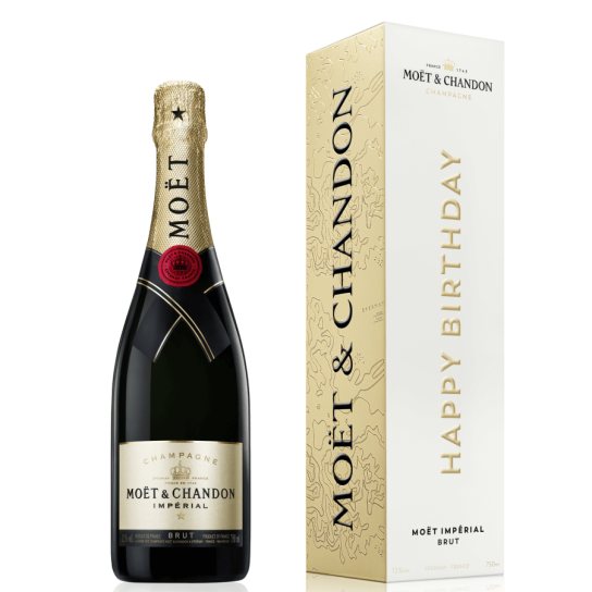 Moet & Chandon Imperial Brut Happy Birthday - Пенливо вино - DrinkLink