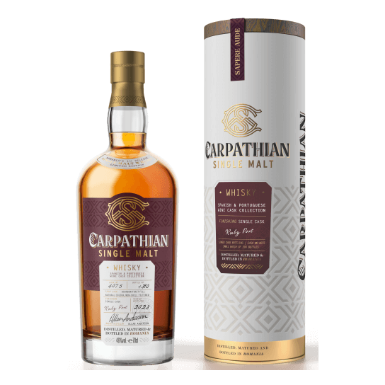 Carpathian Ruby Port Cask - малцово румънско уиски 700ml - Друго уиски - DrinkLink