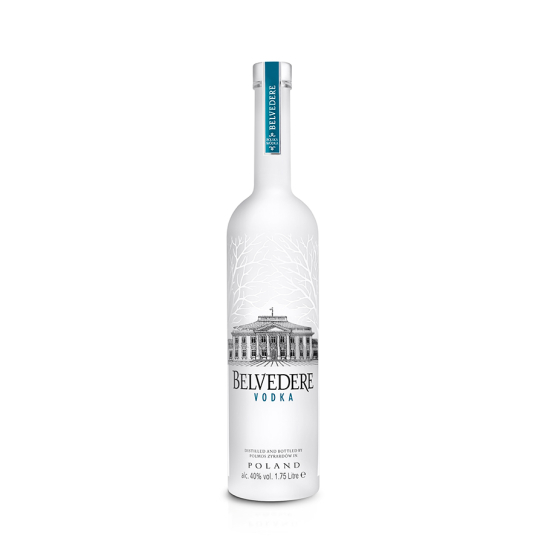 Belvedere Pure светеща бутилка - водка 1.75L - Подходящи за подарък - DrinkLink