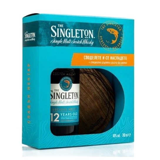 The Singleton 12 YO с дъска - малцово шотландско уиски 700ml - Шотландско уиски малцово - DrinkLink