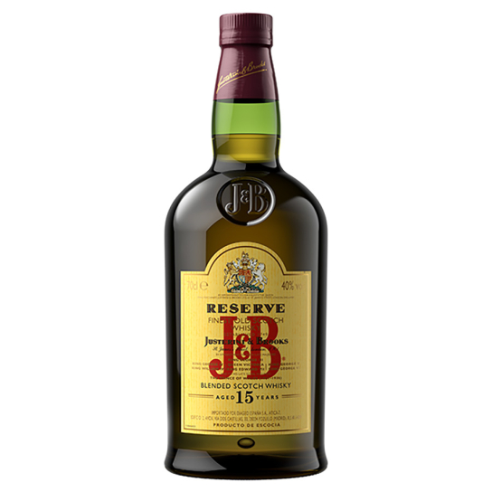 J&B 15 YO Reserve - бленд шотландско уиски 700ml - Шотландско уиски бленд - DrinkLink
