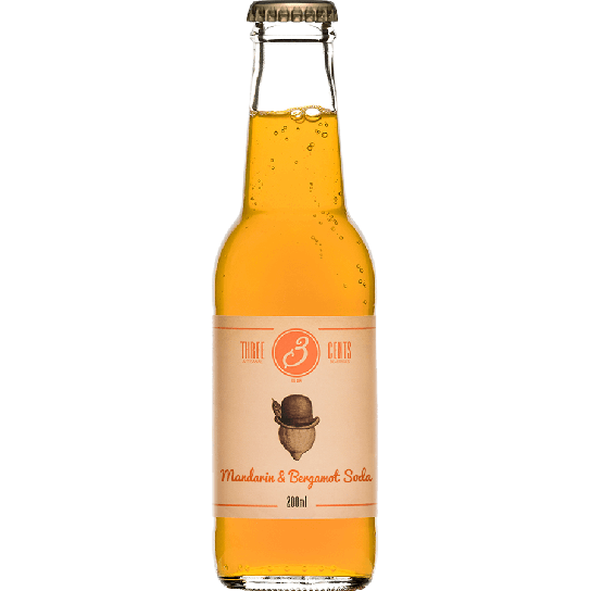 Three Cents Gentleman's Soda Mandarin & Bergamot -  - DrinkLink