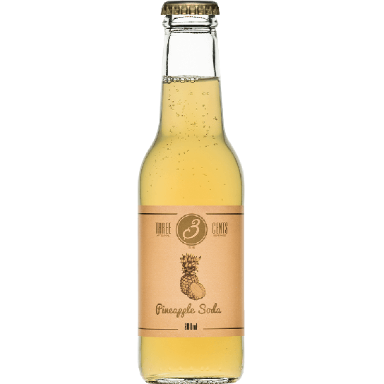 Three Cents Pineapple Soda -  - DrinkLink