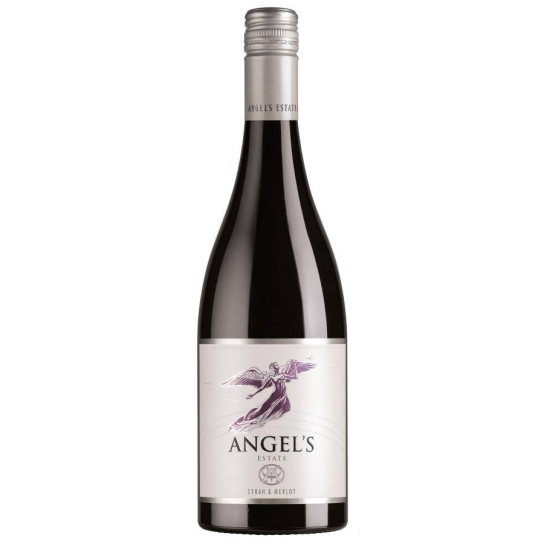 Angel's Estate Merlot & Syrah - червено вино 375ml - Червено вино - DrinkLink