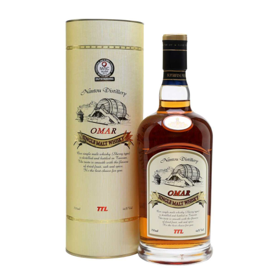 Omar Sherry Cask - малцово тайванско уиски 700ml - Друго уиски - DrinkLink