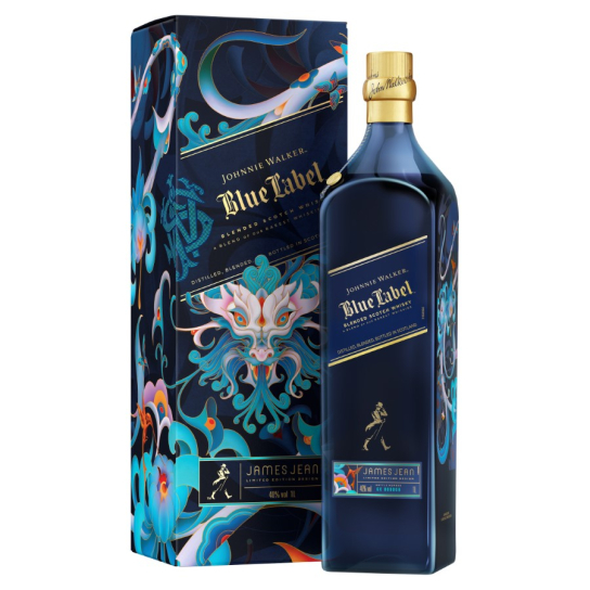 Johnnie Walker Blue Label James Jean - бленд шотландско уиски 700ml - Шотландско уиски бленд - DrinkLink