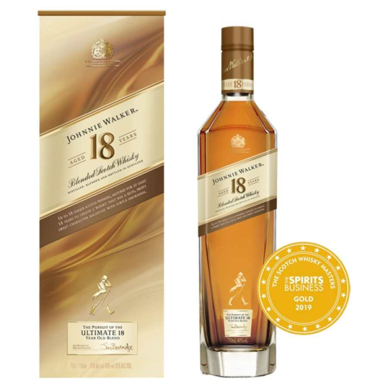 Johnnie Walker Aged 18 YO - бленд шотландско уиски 700ml - Шотландско уиски бленд - DrinkLink