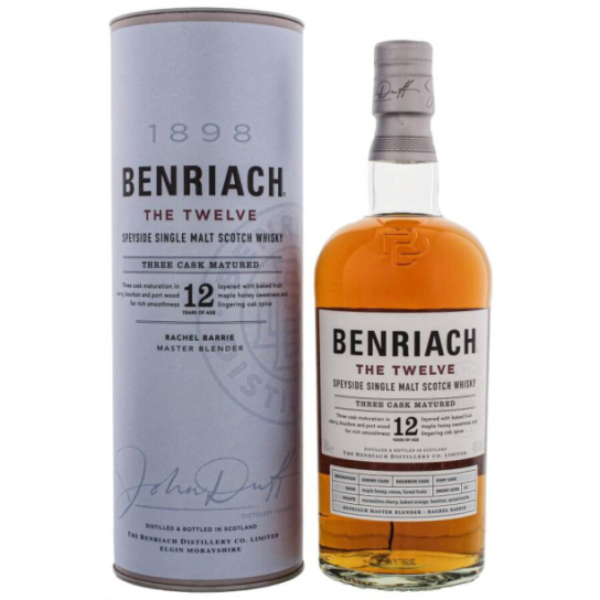 Benriach 12 YO - малцово шотландско уски 700ml - Шотландско уиски малцово - DrinkLink