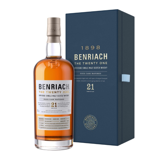 Benriach 21 YO - малцово шотландско уиски 700ml - Шотландско уиски малцово - DrinkLink