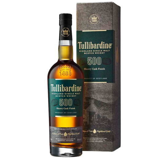Tullibardine 500 Sherry Cask Finish - малцово шотландско уиски 700ml - Шотландско уиски малцово - DrinkLink
