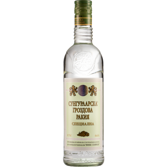Славянци Сунгурларска Гроздова Специална - ракия 700ml - Ракия - DrinkLink