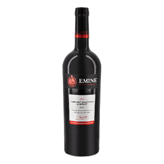 Emine Cabernet Sauvignon & Merlot - червено вино 750ml - Червено вино - DrinkLink