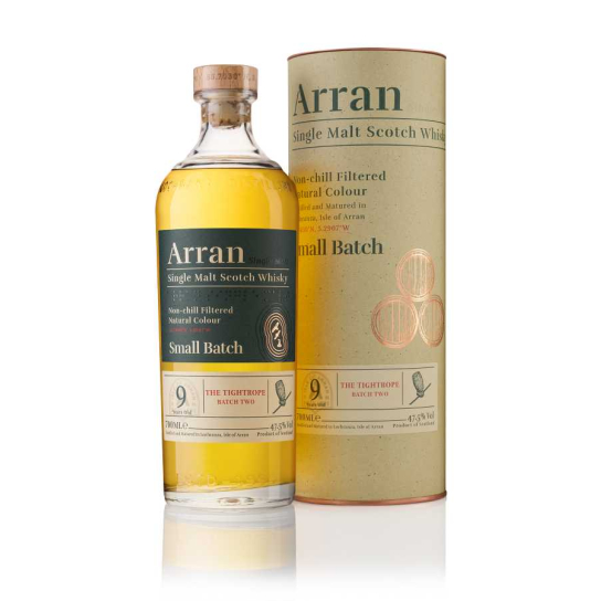 Arran 9 YO The Tightropе Small Batch 2 - малцово шотландско уиски 700ml - Шотландско уиски малцово - DrinkLink