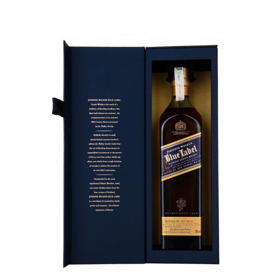 Johnnie Walker Blue Label - бленд шотландско уиски 700ml - Шотландско уиски бленд - DrinkLink