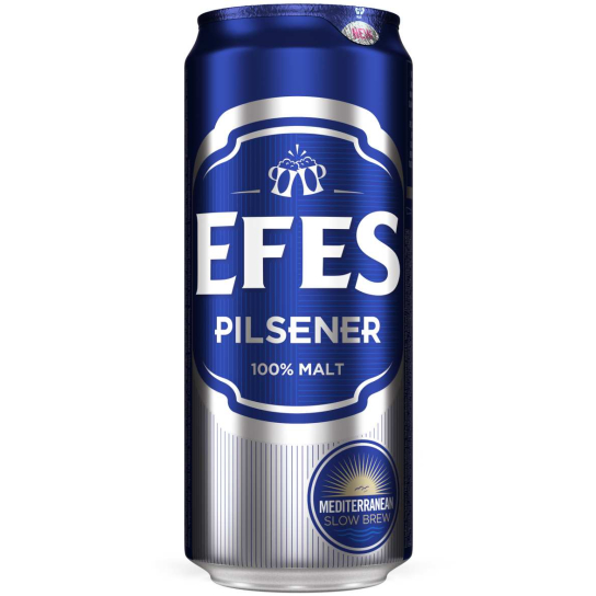 Efes Pilsеner - бира кен 500ml - Бира - DrinkLink