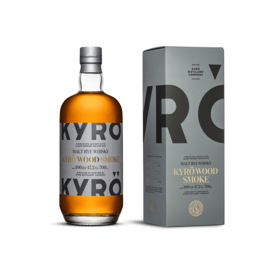 Kyro Wood Smoke - ръжено малцово финландско уиски 700ml - Друго уиски - DrinkLink